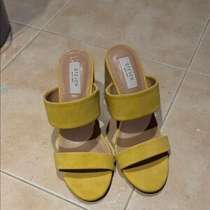 Steven By Steve Madden Yellow Heels
